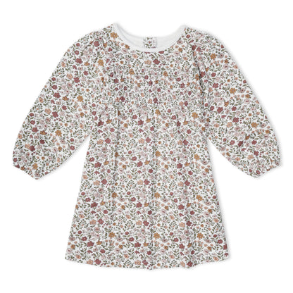 Organic Smocked Sundress - Woodland Sprig