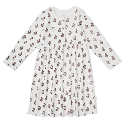 Organic Buttoned Dress - Loom
