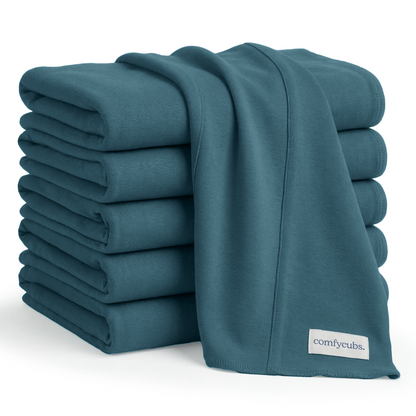 Cotton Burp Cloths in Neptune