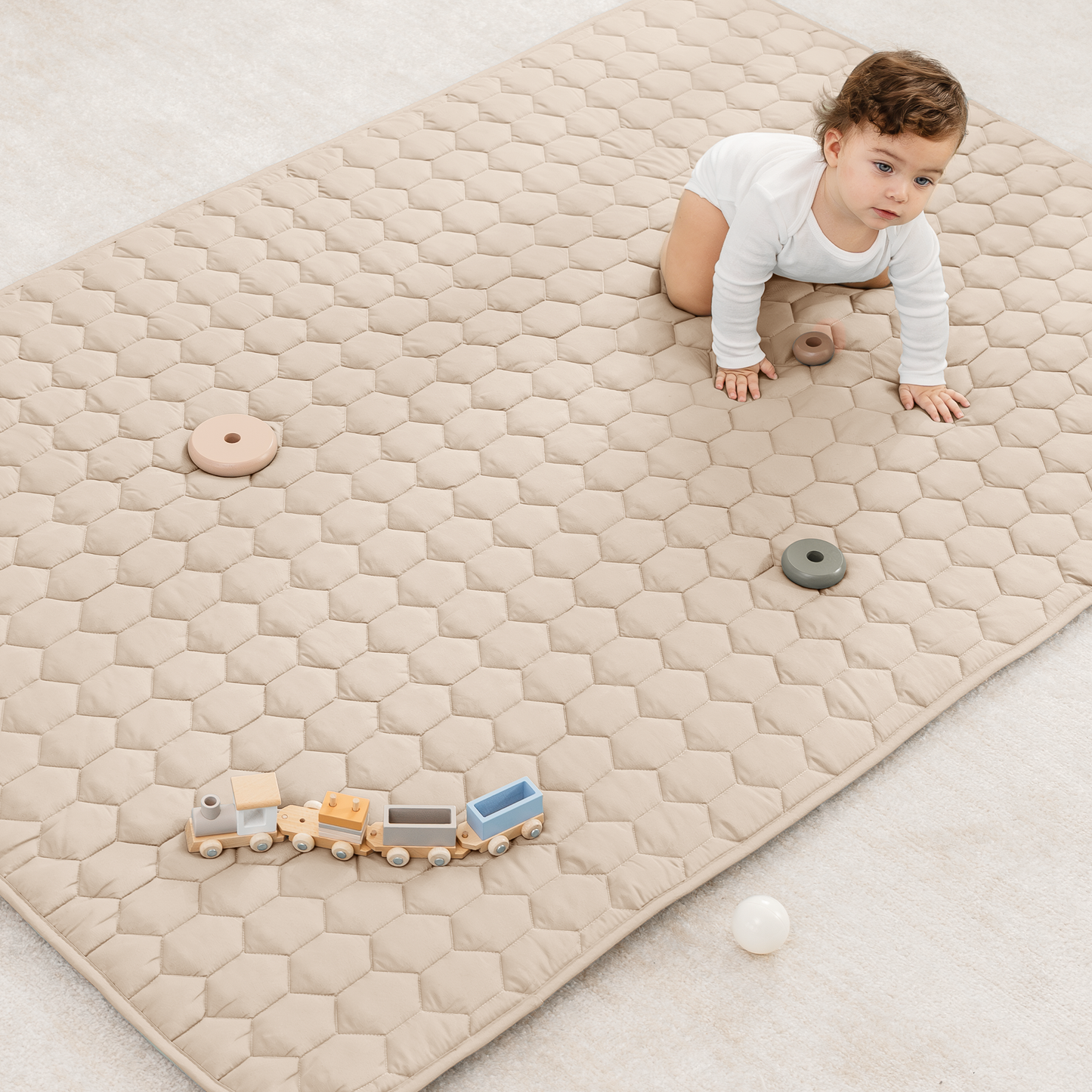 Play Mat with Non-Slip Bottom in Sand