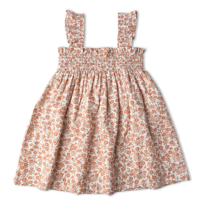 Organic Smocked Sundress - Sienna