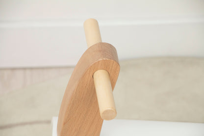 Wooden Ride-On Walker Toy for Toddlers | Push & Ride Balance Toy with Wheels