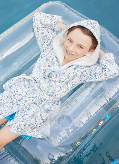 Children's Organic Cotton Printed Bathrobe