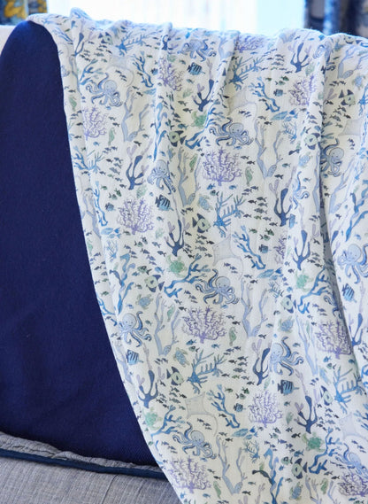 Coral Reef Shawl Blanket