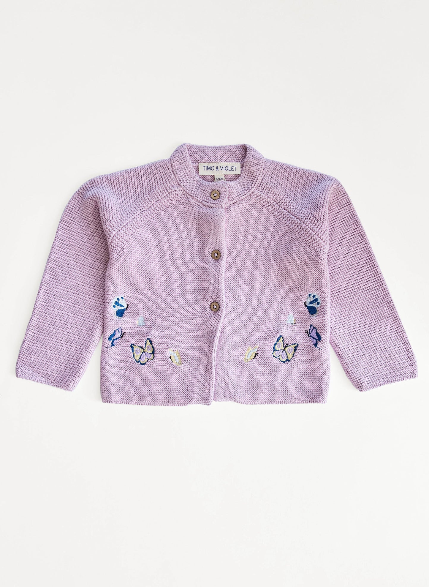 Baby Embroidered Butterfly Knit Cardigan