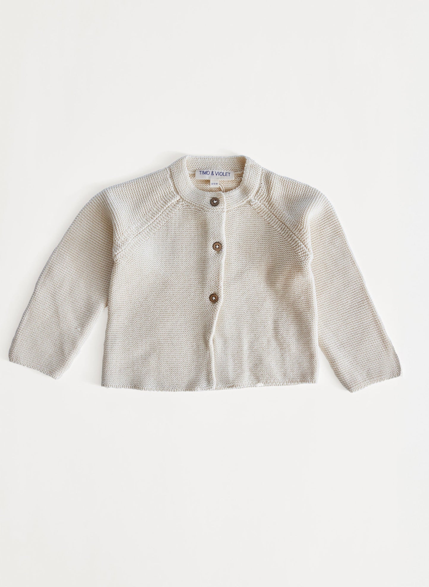Baby Ivory Knit Cardigan