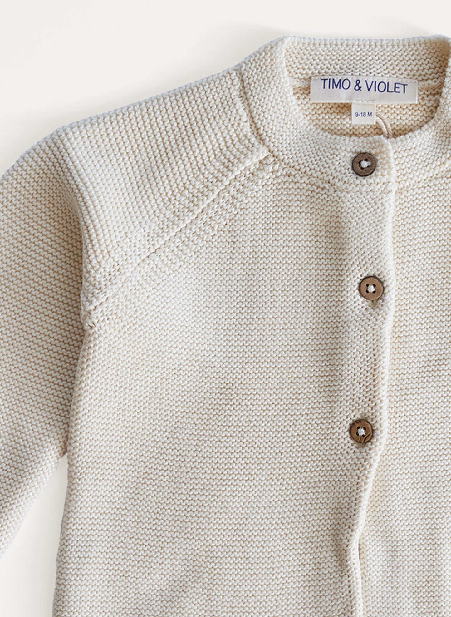 Baby Ivory Knit Cardigan