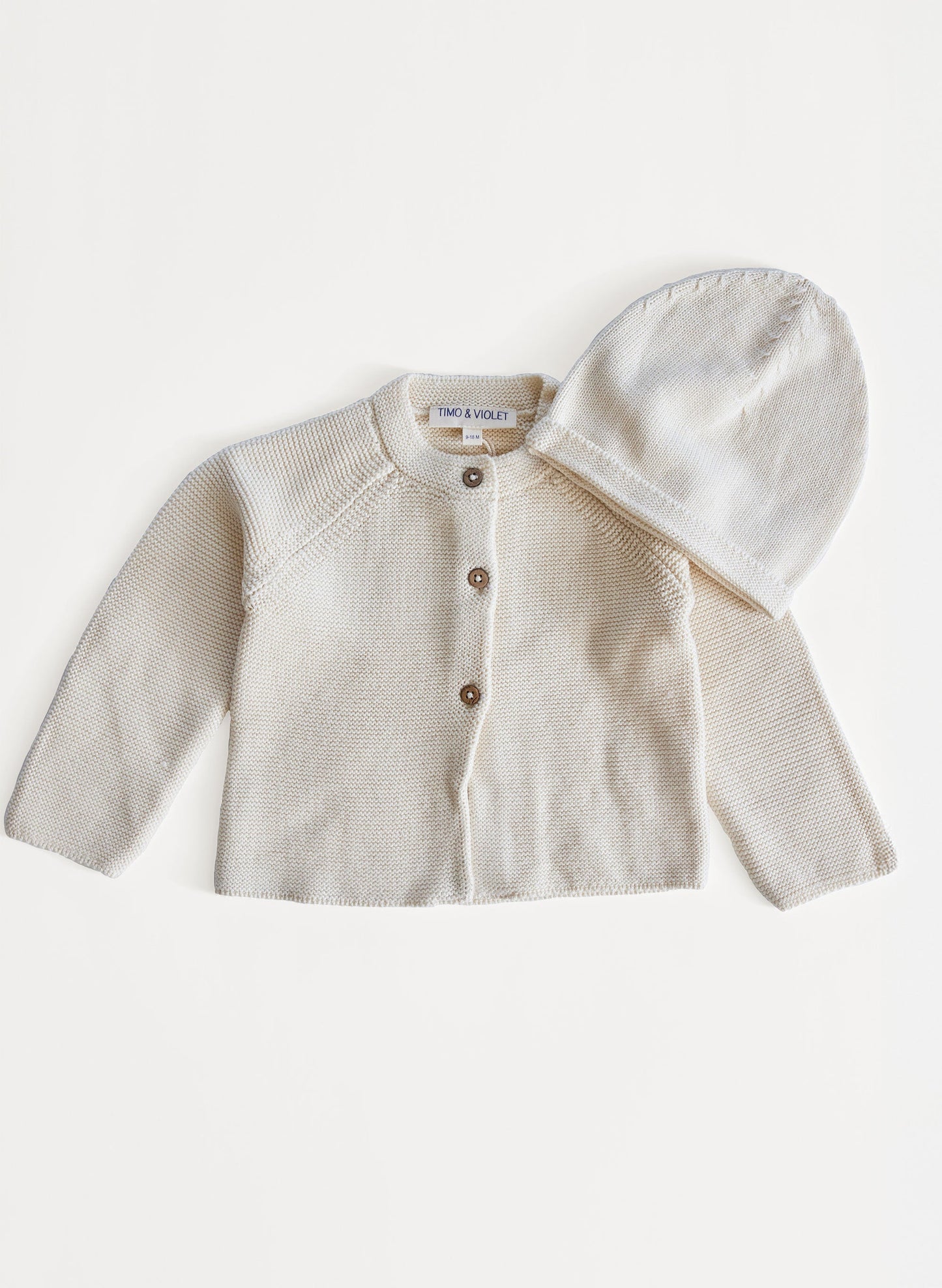 Baby Ivory Knit Cardigan