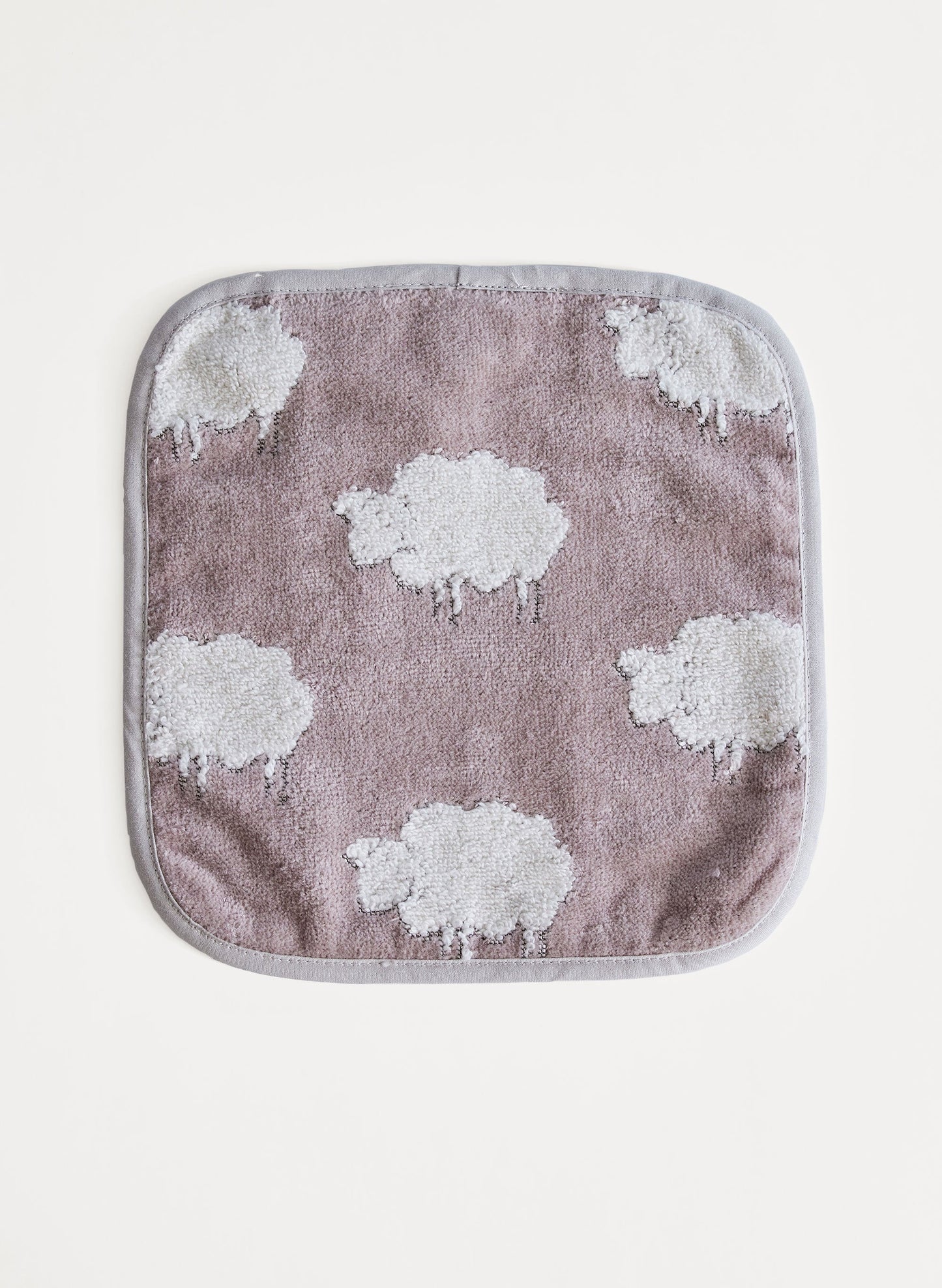 Sweet Sheep Jacquard Wash Cloth