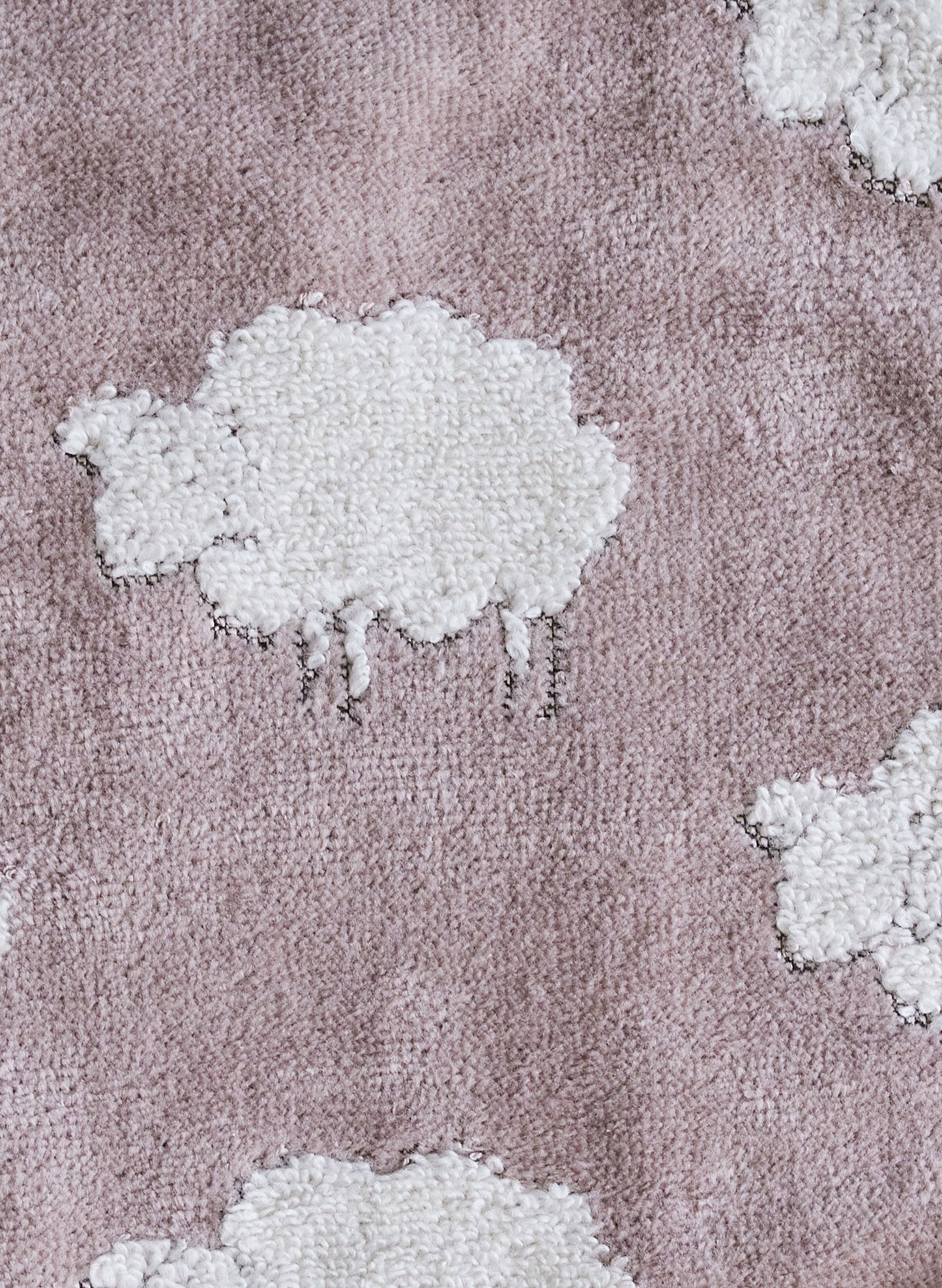 Sweet Sheep Jacquard Wash Cloth