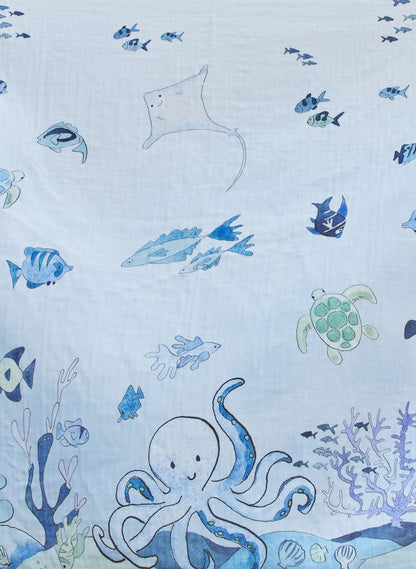 Under the Sea Shawl Blanket