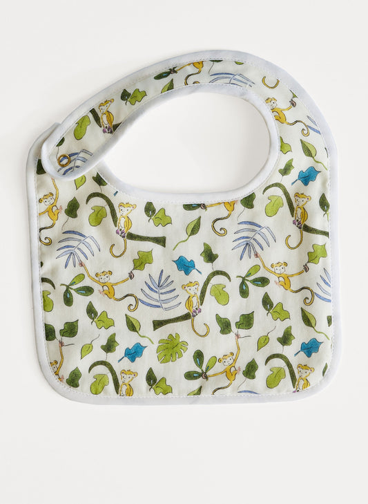 Baby Classic Bib - Happy Monkey