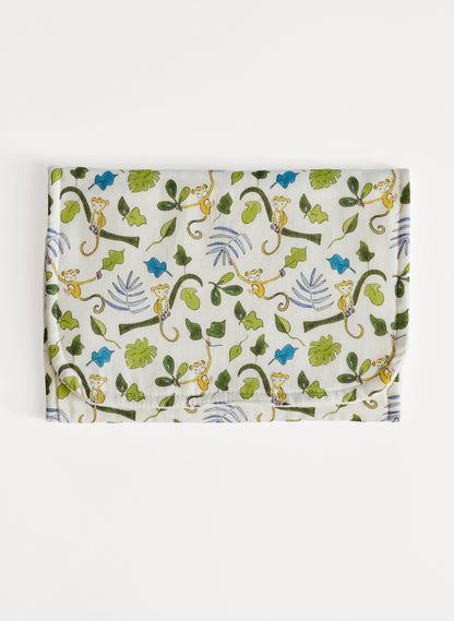 Happy Monkey Burp Cloth