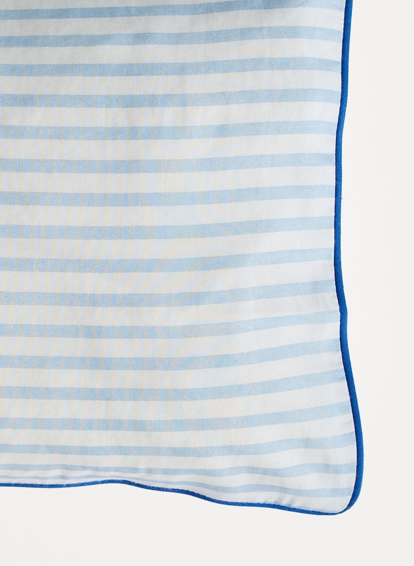 Blue & White Striped Toddler Pillow Case
