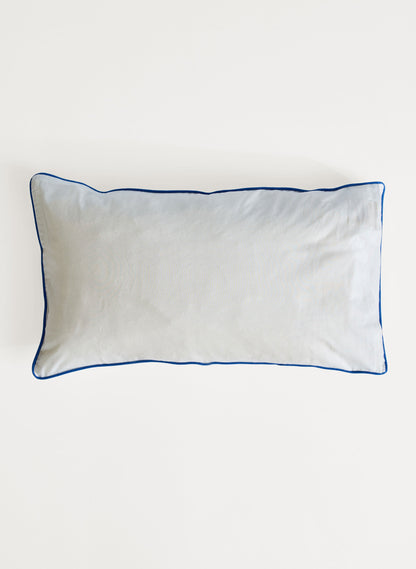 Blue & White Striped Toddler Pillow Case