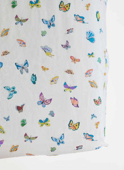 Madame Butterfly Crib Sheet