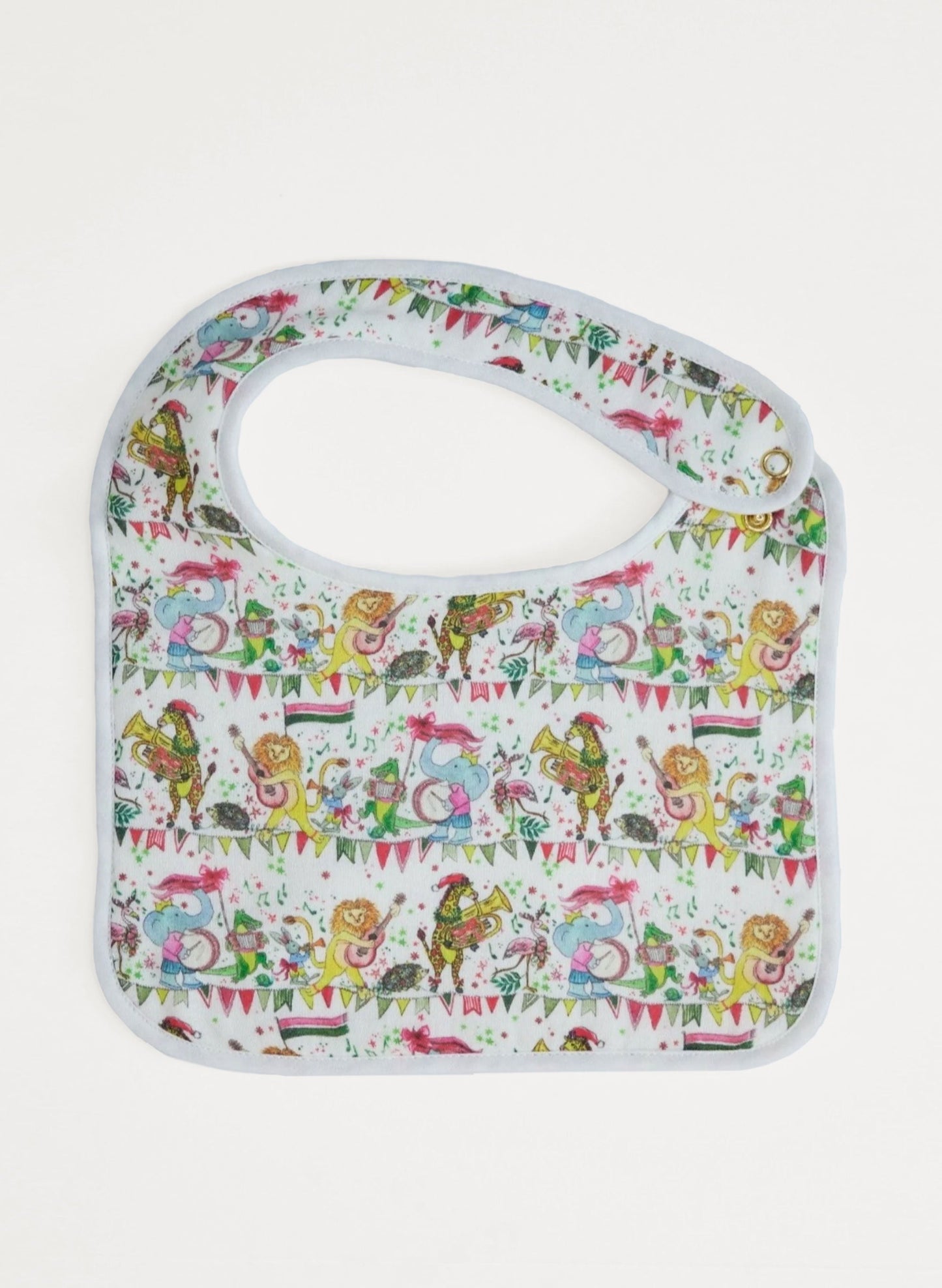 Musical Jubilee Bib in White
