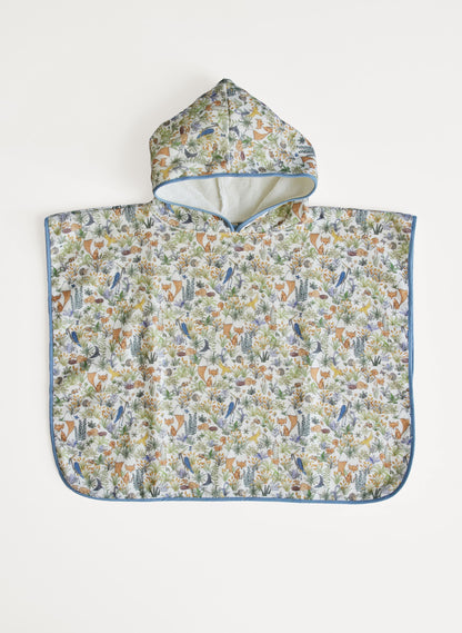 Foxy Forest Swim Poncho