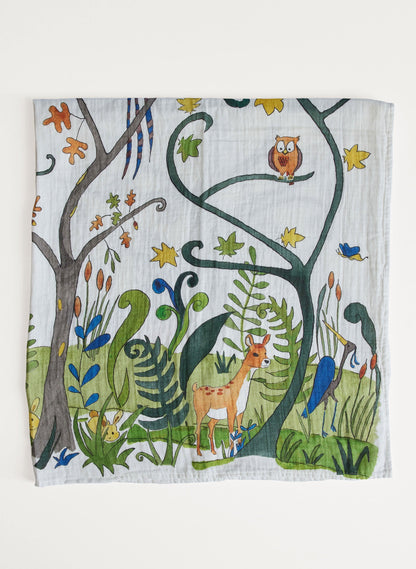 Alsatian Forest Shawl Blanket