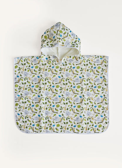 Happy Monkey Swim Poncho