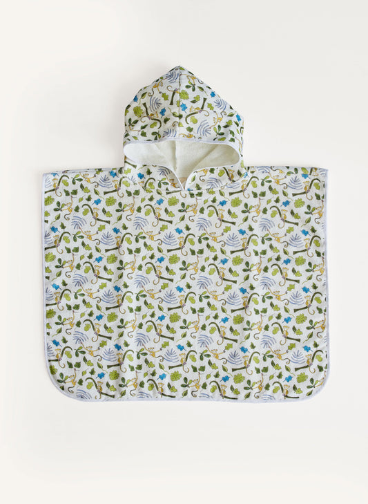 Happy Monkey Swim Poncho