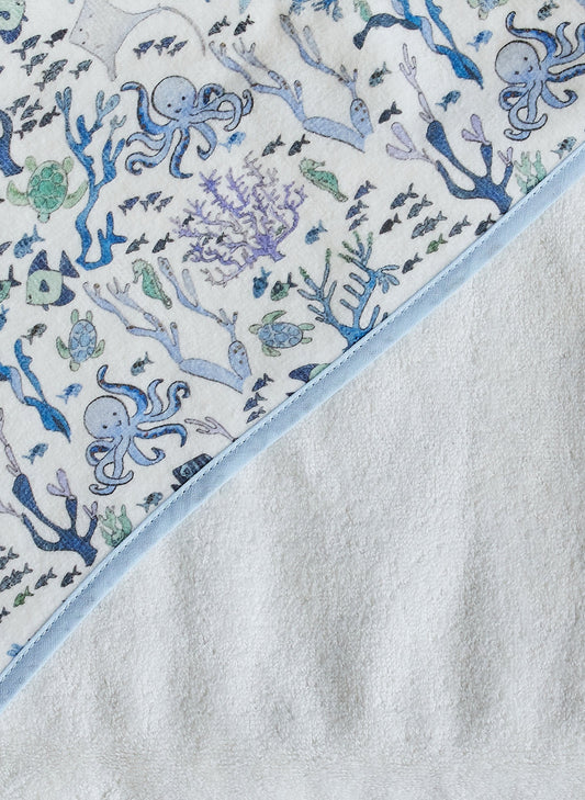 Coral Reef Hooded Bath Towel