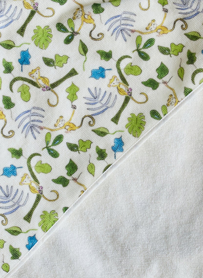 Happy Monkey Hooded Bath Towel