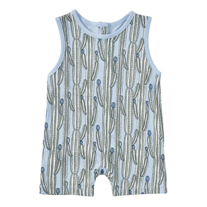 Bamboo Blend Sleeveless Coverall Romper – Blooming Saguaro