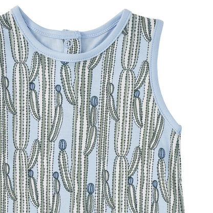 Bamboo Blend Sleeveless Coverall Romper – Blooming Saguaro