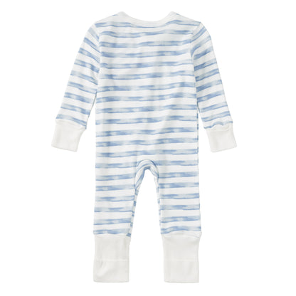 Bamboo Blend Convertible Coverall - Breezy Bay Stripe
