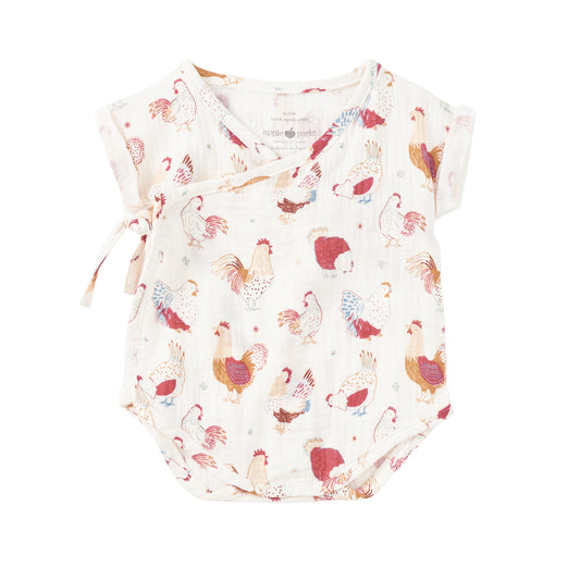 Muslin Wrap-Front Bubble - Feathered Friends