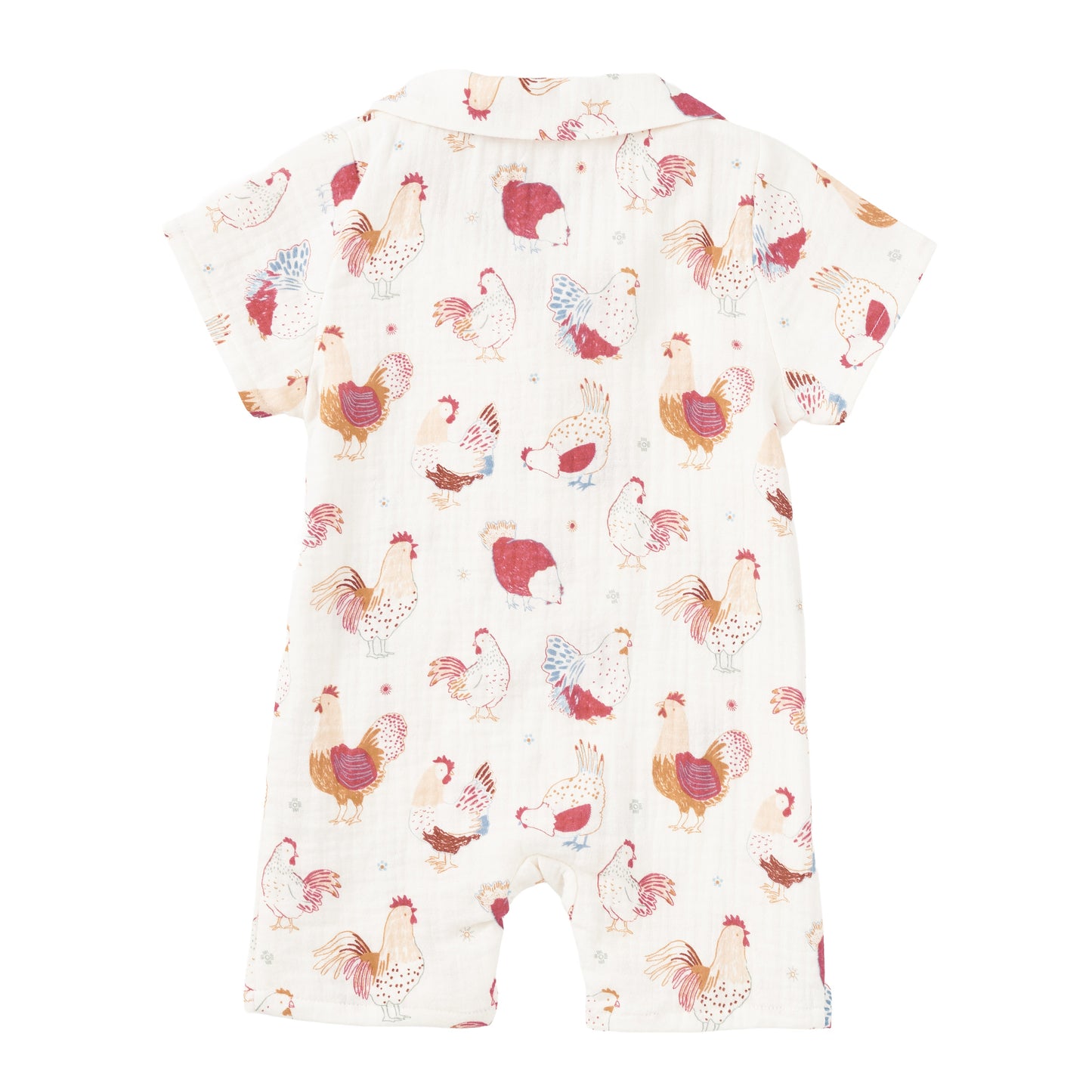 Muslin Cabana Romper - Feathered Friends