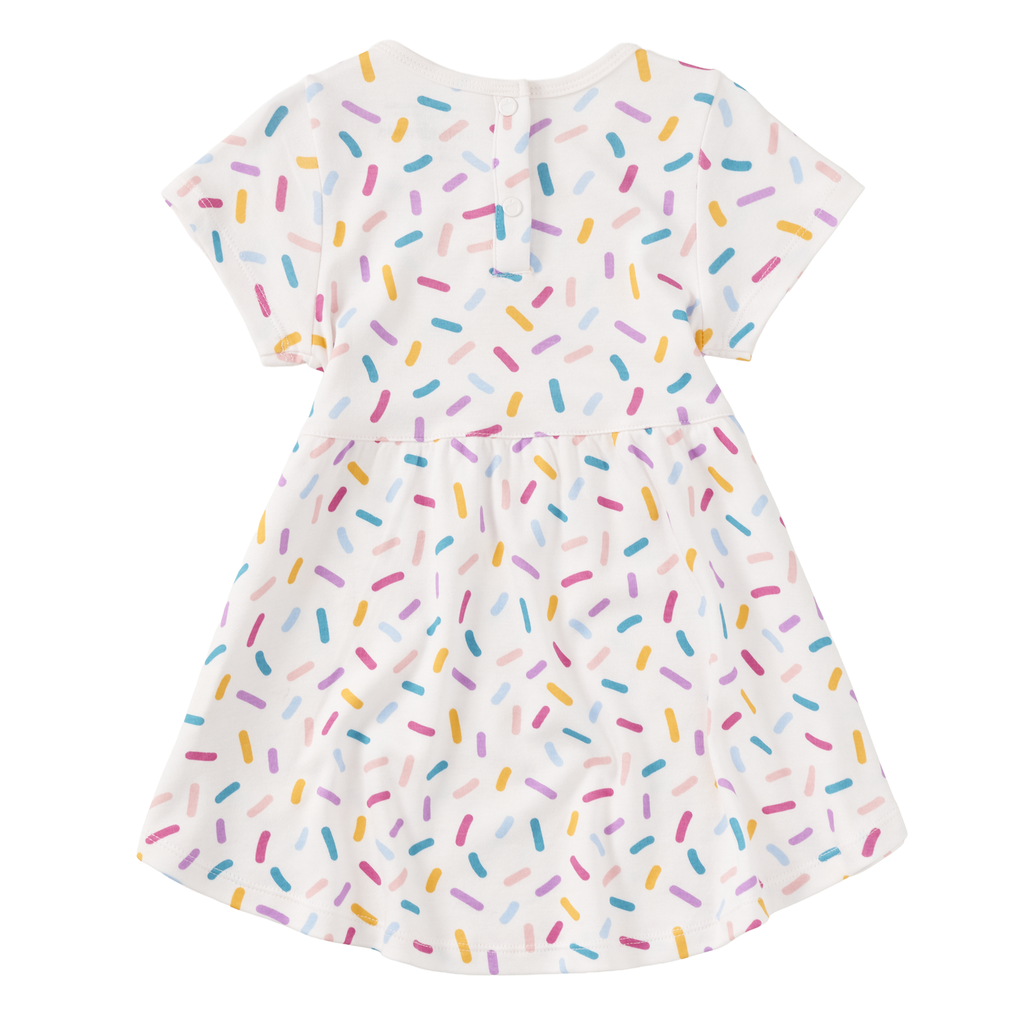 Bamboo Blend Short Sleeve Twirly Tee Dress - Sugar Rush