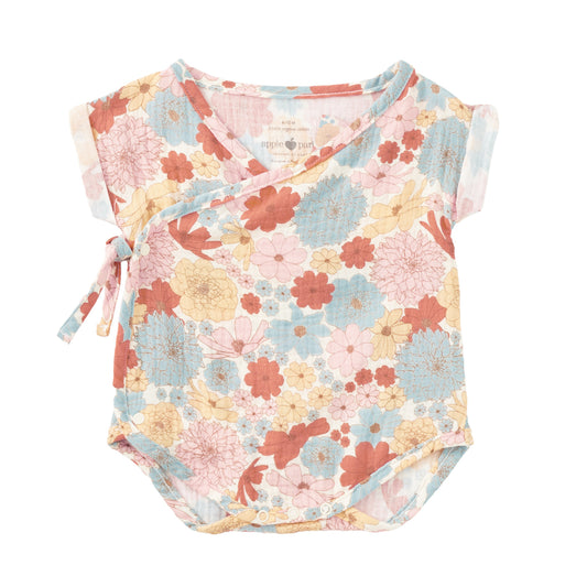 Muslin Wrap-Front Bubble - Wildflower Picnic