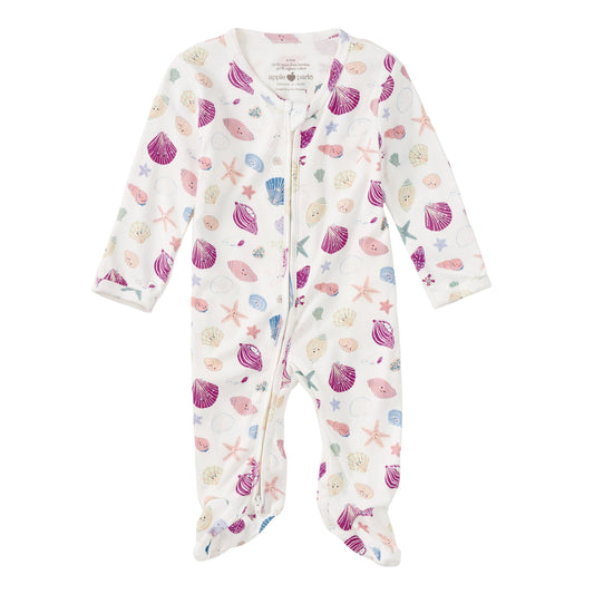 Bamboo Blend Zip Footie - Seaside Treasures