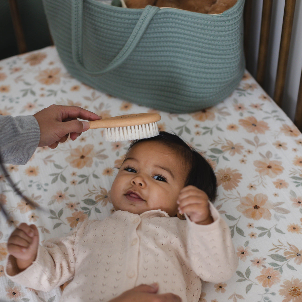 Natural Goat Hair Baby Brush