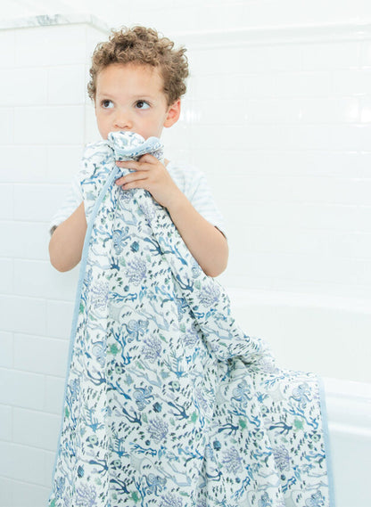 Coral Reef Hooded Bath Towel