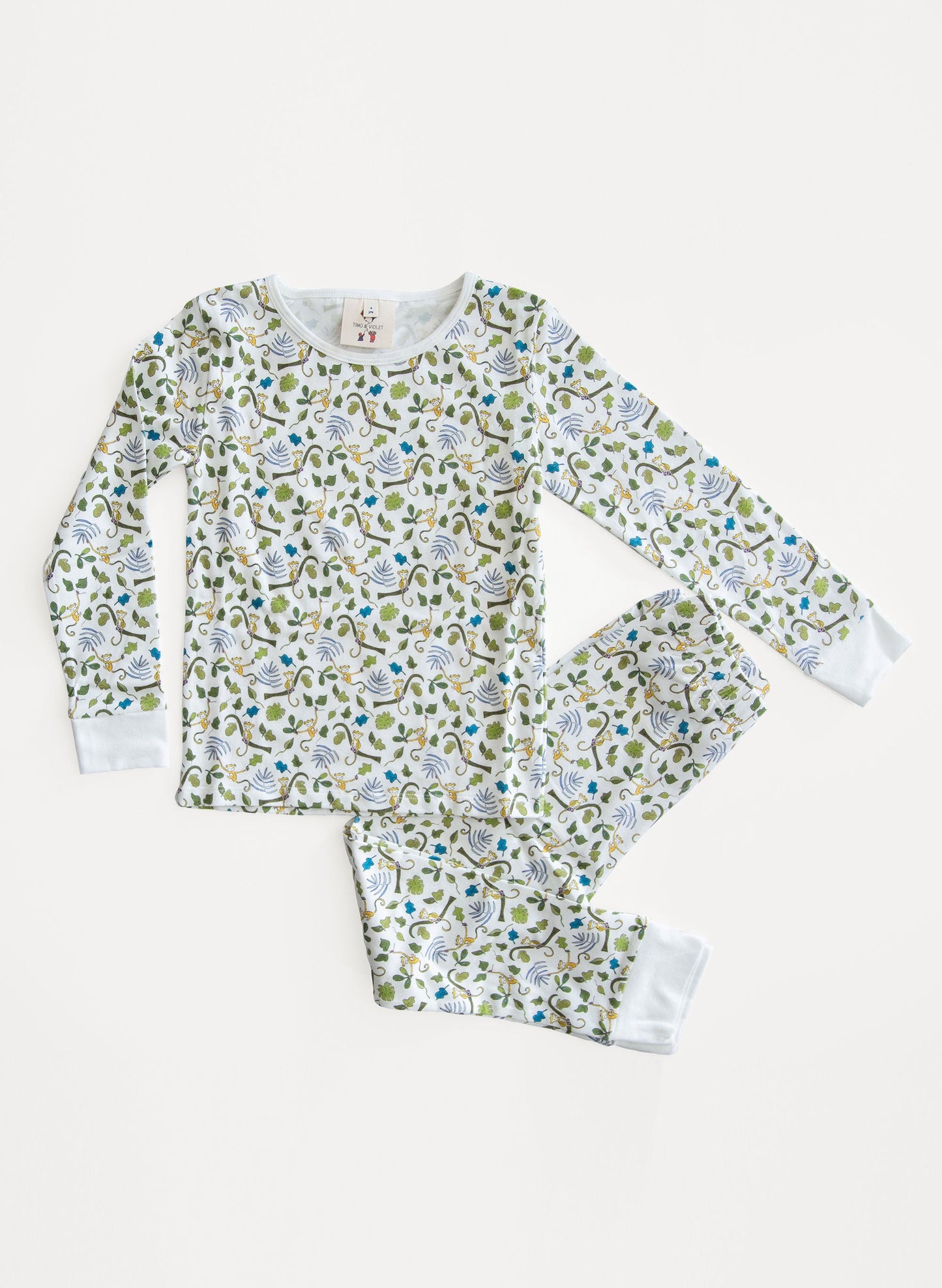 The Two Piece Pajamas - Happy Monkey