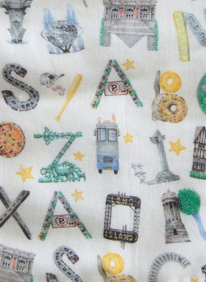 NYC Alphabet Soup Bib