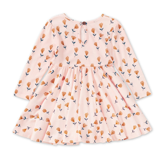 Bamboo Blend L/S Twirly Tee Dress - Wild at Heart