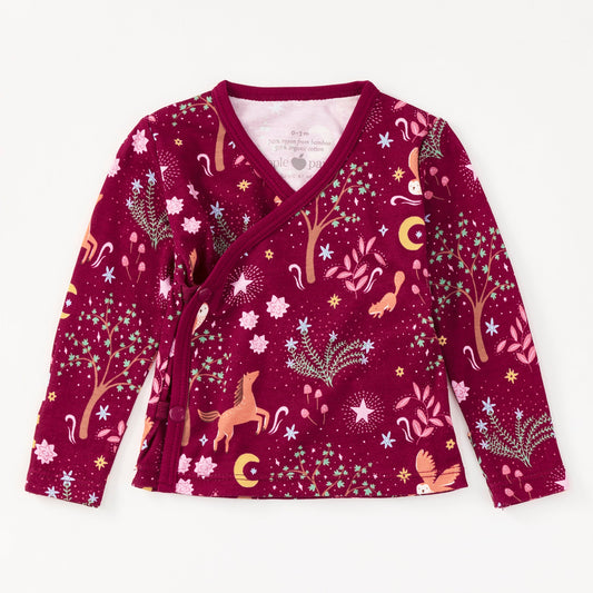 Layette Kimono Jacket - Woodland Dreams