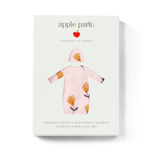 Bamboo Blend Hat & Sleepgown Set - Wild at Heart