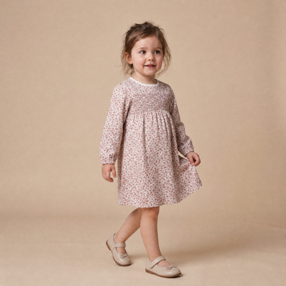 Organic Smocked Sundress - Wild Petal