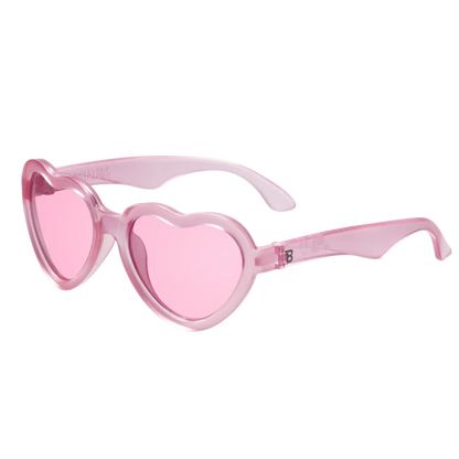 Fuchsia Haze Heart | Pink Transparent Lenses