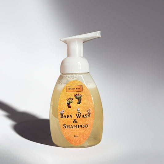 Lulu's Holistics Baby Wash & Shampoo Gentle 2-in-1 Cleanser (8oz)