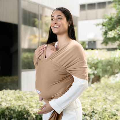 Baby Wrap Carrier in Cedar