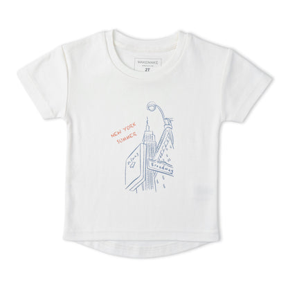 Organic Graphic Tee & Shorts Set - New York
