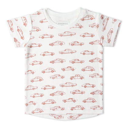 Organic Tee & Shorts Set - Cars