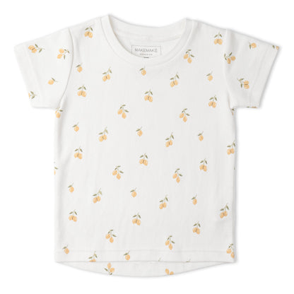 Organic Tee & Shorts Set - Lemons