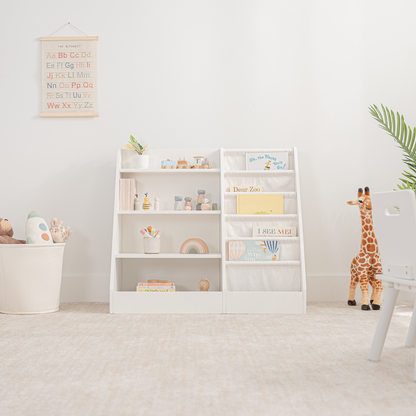 Kids Bookshelf - White